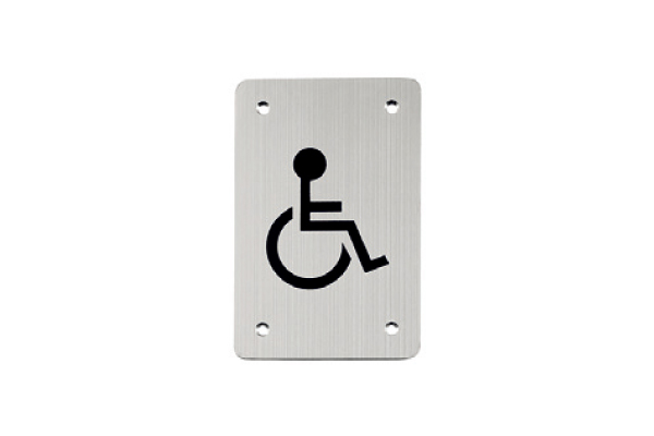 Placa sinal�tica 150x100 - INOX 304